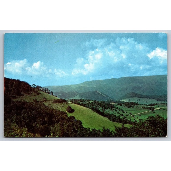 Picturesque View of Germany Valley - Near Franklin West Virginia Postcard - Picture 1 of 4